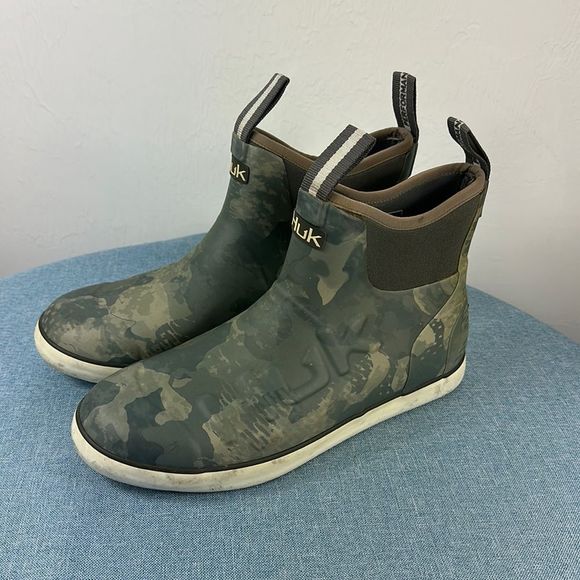 Huk Shoes Hukmossy Oak Rogue Wave Mens Waterproof Boots Size 8